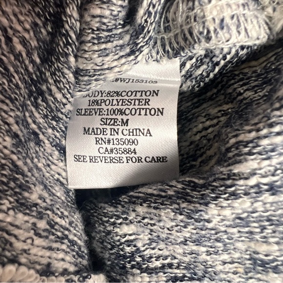 Anthropologie White Crow Oversized zip up - Picture 6 of 7